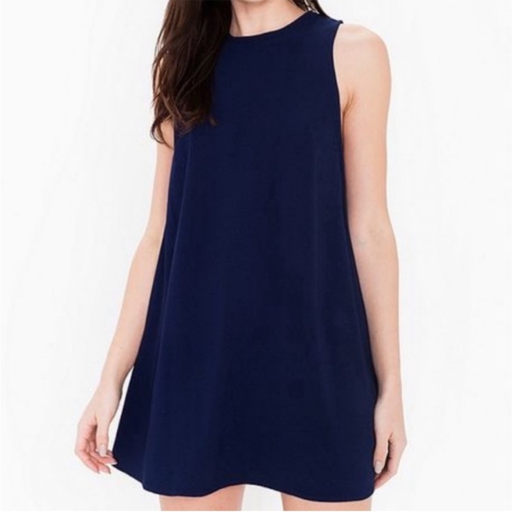 American Apparel Dark Blue Sleeveless Dress